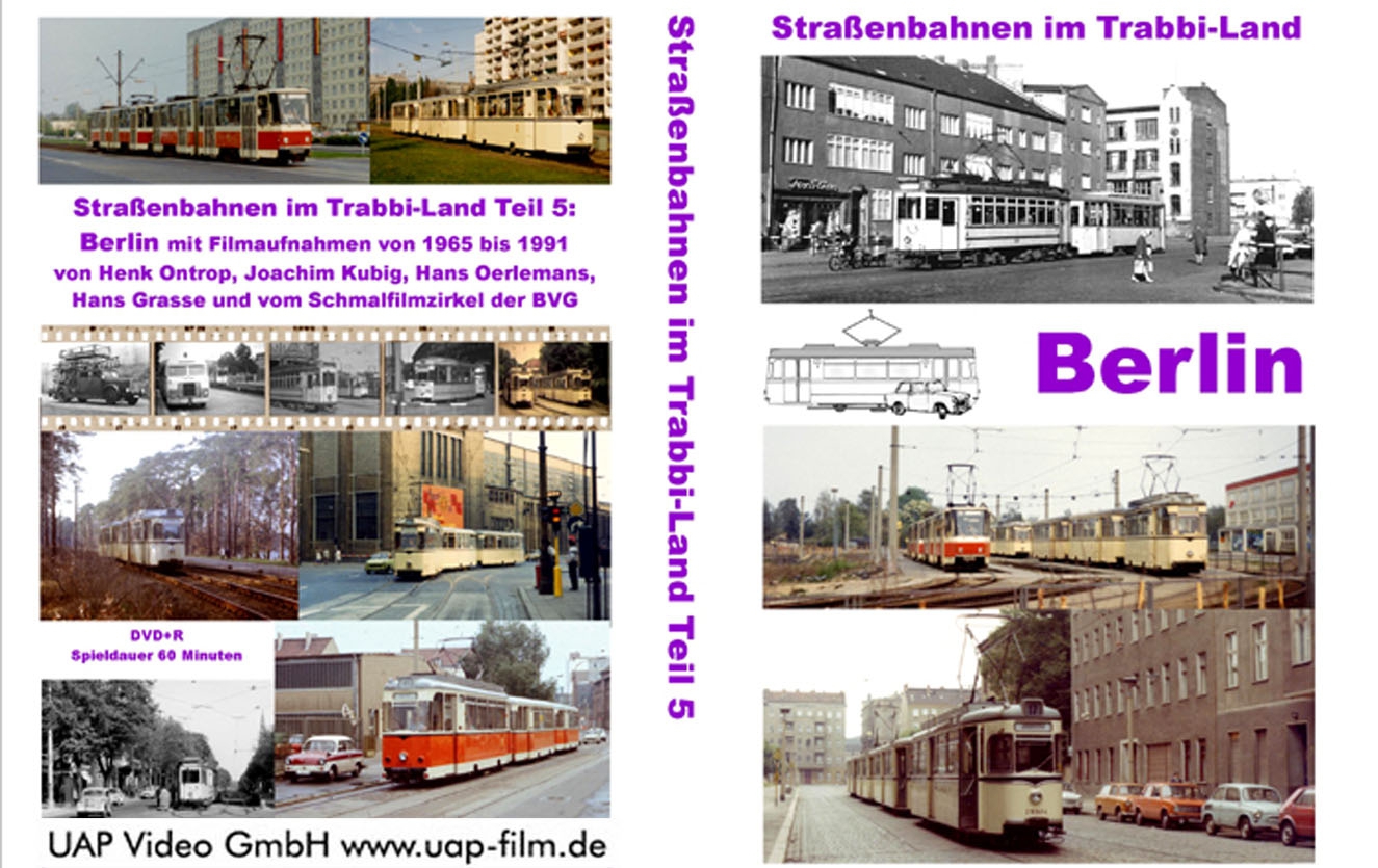 Straßenbahnen im Trabbi-Land Teil 5 DVD | Straßenbahnen | DVDs der UAP ...