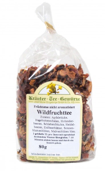 Früchtetee Wildfrucht 80 gr